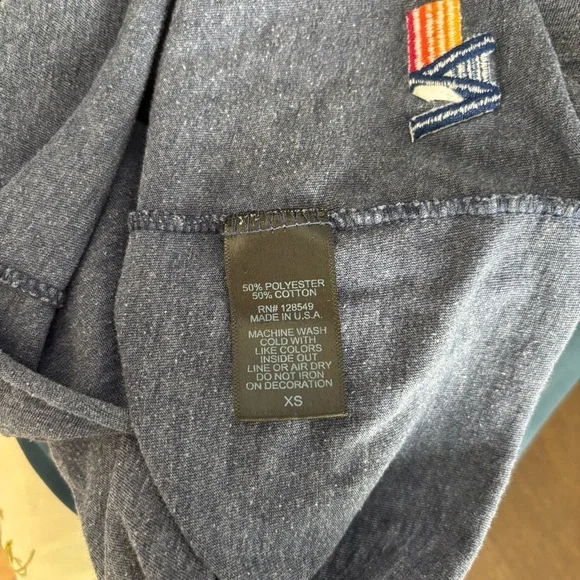 Aviator Nation Bolt boyfriend tee Blue Size XS EUC - Picture 9 of 9